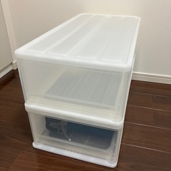 お話し中　押入れ用中深型衣装ケース