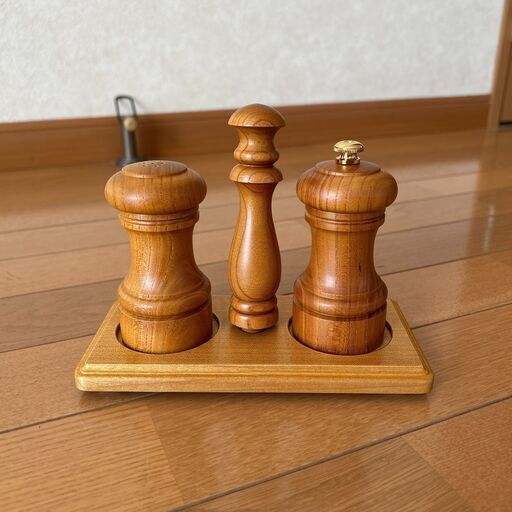 IKEDA ペッパーミル\u0026ソルトシェーカーセット　3113S　調味料入れ