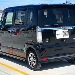 車検付N-BOXカスタム G.L Bluetoothナビ TV・パワスラドア 純正アルミの画像