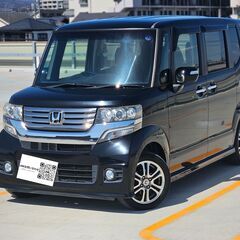 車検付N-BOXカスタム G.L Bluetoothナビ TV・パワスラドア 純正アルミの画像