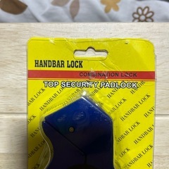 ハンドルロック　バイク用　新品未使用の画像
