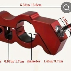 ハンドルロック　バイク用　新品未使用の画像