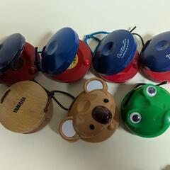 演奏用　鈴とカスタネットの画像