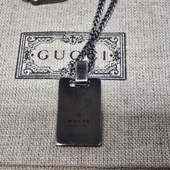 【廃盤品】GUCCI ディアマンテ ブラック シルバー ネックレスの画像