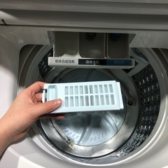 【✨極上リユース品✨】東芝 全自動洗濯機 AW-7D8(W)｜ウルトラファインバブル洗浄で清潔洗い！2019年製の画像