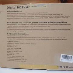 【新品未使用品】Digital HDTV Antenna アンテナの画像