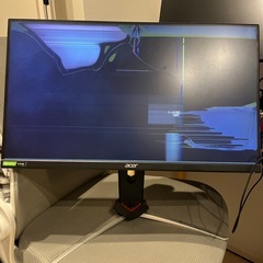 画面割れ有　Nitro ‎XV253QXbmiiprzx 240...