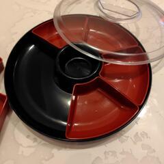 美品！プラスチック製オードブルパーティープレート皿の画像