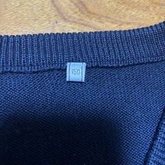 制服、紺のベスト　150センチの画像
