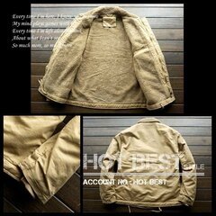 【新品】最高級★US.NAVY★裏ボア★ミリタリー★N-1★デッキジャケット★Mの画像