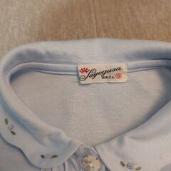 SAYEGUSA長袖水色シャツ・ブラウス（サイズ110）の画像