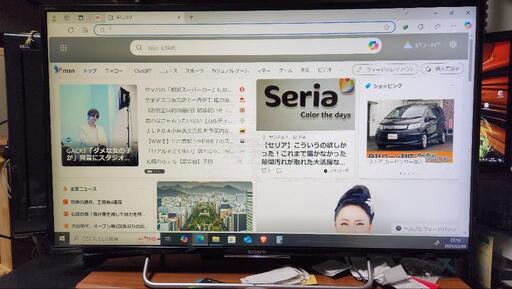 映りますがジャンクですね～‎４０インチKJ-40W730Cテレビ