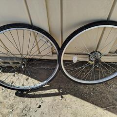 26インチ? 自転車 前輪 後輪 タイヤ シマノ SHIMANO