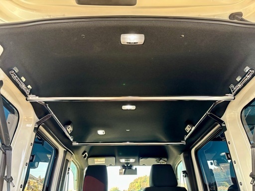 N-VAN ルーフインナーサイドパイプとクロスバーのセット