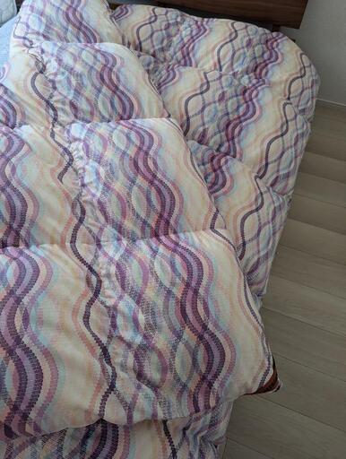 商談成立　MISSONI　ミッソーニ　ダブル羽毛布団　ダウン90フェザー10
