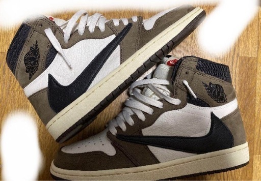 【鑑定済み】NIKE Travis Scott ハイカット 27センチ