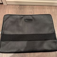 [中古][美品]EDIFICE セカンドバッグ黒 メンズ用 ※受け渡し3/17までの画像