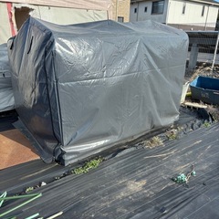 自転車　テント　小屋　②の画像