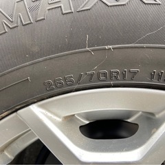 【バリ山】265/70r17 DUNLOP WINTER MAXXの画像