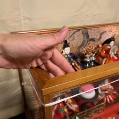 【3/20まで】おひなさまガラスケース入り（上部なし）の画像