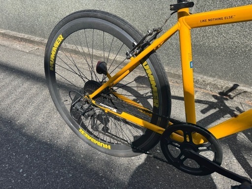 192）全車両格安販売‼️ 27インチ ハマー クロスバイク 変速