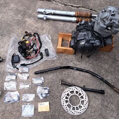 ※取り引き中※ヤマハ　セロー225（1KH）部品取りエンジン付属の画像