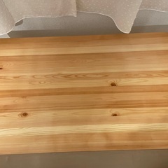 ★無印良品★パイン材折りたたみデスク　の画像