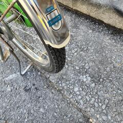 ＳＨＩＮＫＯ　ママチャリ　２０インチ　ライト　カゴ　付き　緑　配達可能の画像