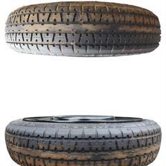 T115/70D14  88M  FALKENタイヤ  FK−090  応急タイヤ(スペアタイヤ / テンパータイヤ) 14㌅ × 4T × PCD100mmの画像