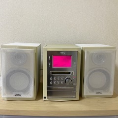 Aiwa MD ミニコンポ 白