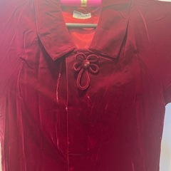 和服ワインレッドベルベットコート
の画像