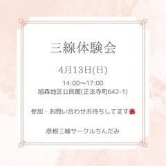 沖縄三線🌺【見学・体験会】