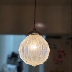 【土日限定値下げします】Beryl ペンダントライト　クリア