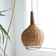 ACME Furniture WICKER LAMP