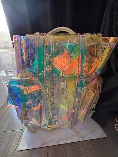 ルイヴィトン LOUIS VUITTON クリストファー GM モノグラムプリズム モノグラムプリズム ポップアップ限定  M