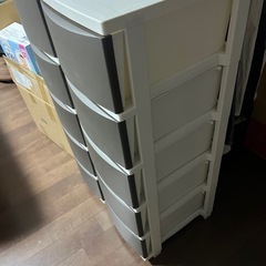 5段収容ケース2つセットの画像