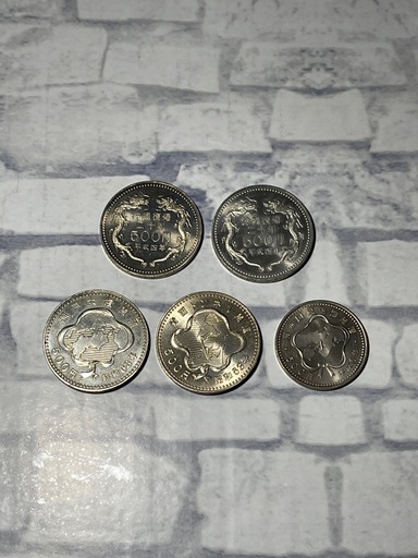 記念硬貨 まとめ 500円 計5枚