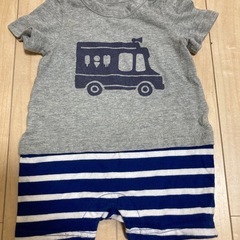 ベビーギャップ半袖　I SCREAM ロンパース　60サイズ　　...