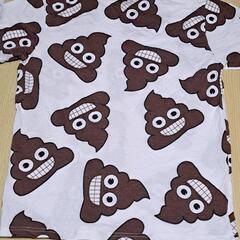 emoji 半袖Tシャツ M うんち柄 プリント ヴィンテージ 古着の画像