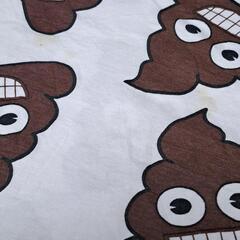emoji 半袖Tシャツ M うんち柄 プリント ヴィンテージ 古着の画像
