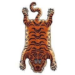 【美品】 チベタンタイガー ラグ マット ACME Furnitureの画像