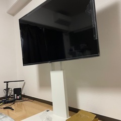 アイリスオーヤマ　テレビ55インチ&テレビスタンド の画像