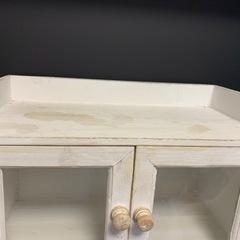 白家具　棚　小物入れの画像