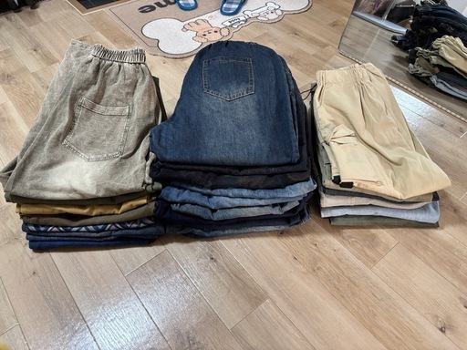 男女共用 ミッキマウス長ズボン