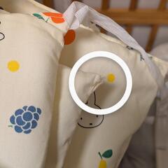 サンデシカ  まるごと洗えるベビー布団10点セット他　寝具計13点の画像