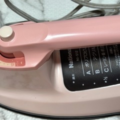 National カセット式スチームアイロン NI-S12-P昭和レトロの画像