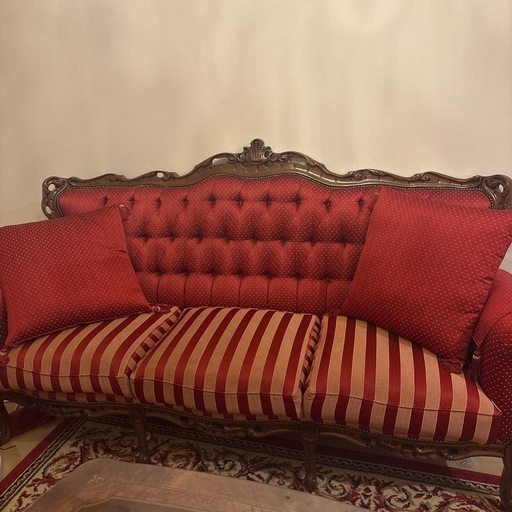 8/10訳アリ値下げ【定価32万】エクセレンテ 3人掛けソファ 定価32万】エクセレンテ 3人掛けソファ 8/10訳アリ値下げ【定価32万】