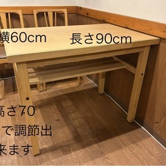 飲食店で使用していたテーブル類