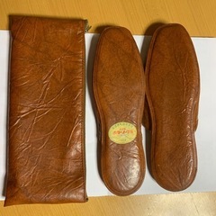3    携帯スリッパ　カラーノーブル　25.５cm ビニール製　水洗い可　日本製の画像