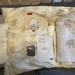 【ひつじ様ご専用】farska 多機能ベビーベッド &コンパクトベッドのセットの画像
